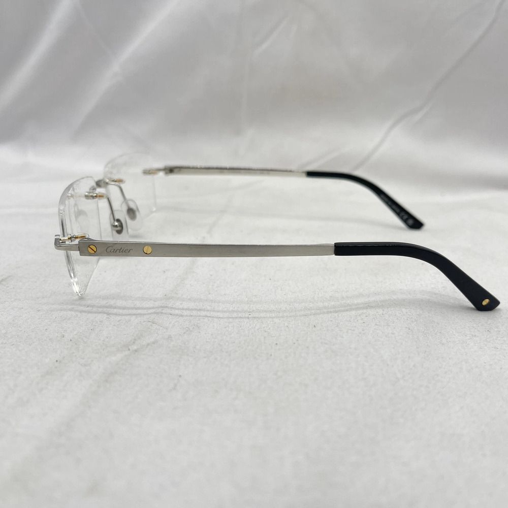 Cartier CT0511o-002 Eyeglasses Gray Acetate/Metal - Picture 2 of 4
